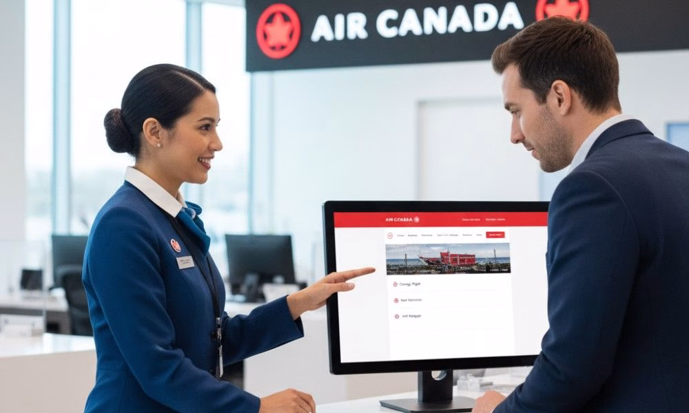 air canada manage booking