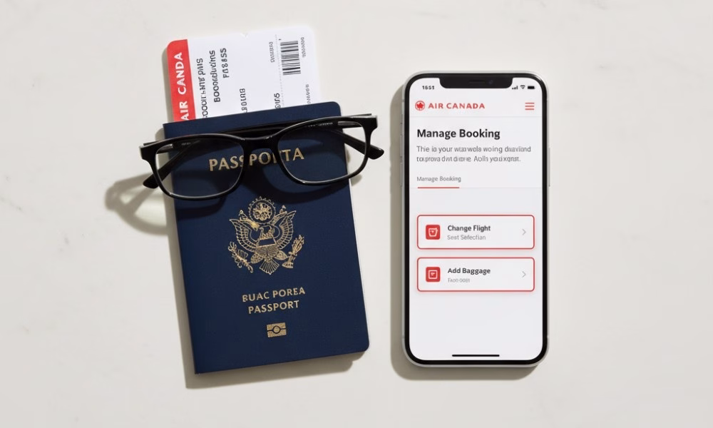 air canada manage my booking